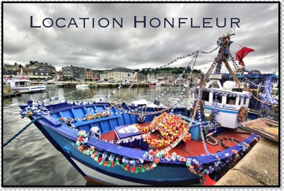 Le Bellevue - Beautiful Sea View Apartment Honfleur Exterior foto