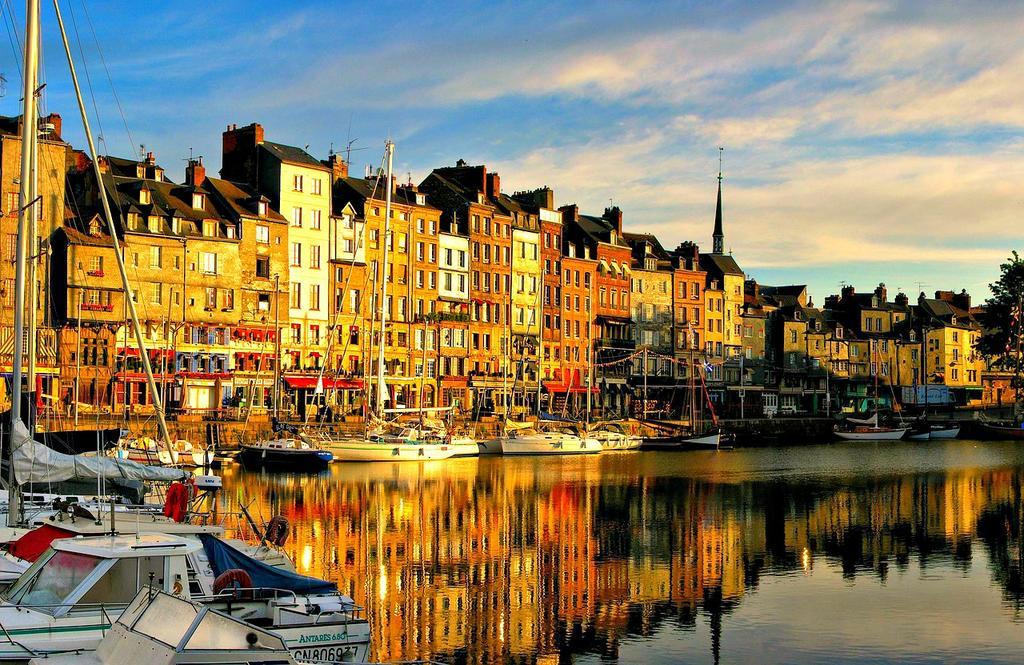 Le Bellevue - Beautiful Sea View Apartment Honfleur Exterior foto