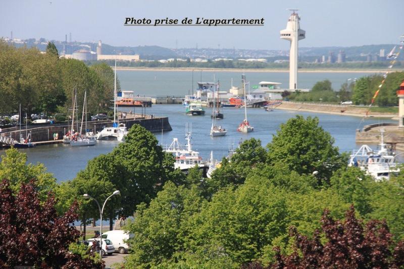 Le Bellevue - Beautiful Sea View Apartment Honfleur Exterior foto